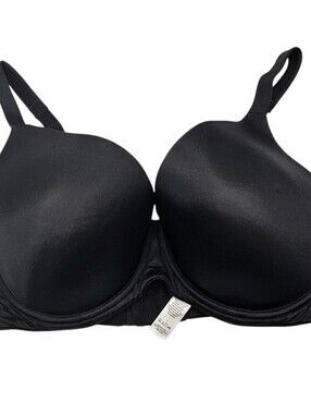 Dreamfit Womens Sz 38DDD Classic T Shirt Bra Solid Black
